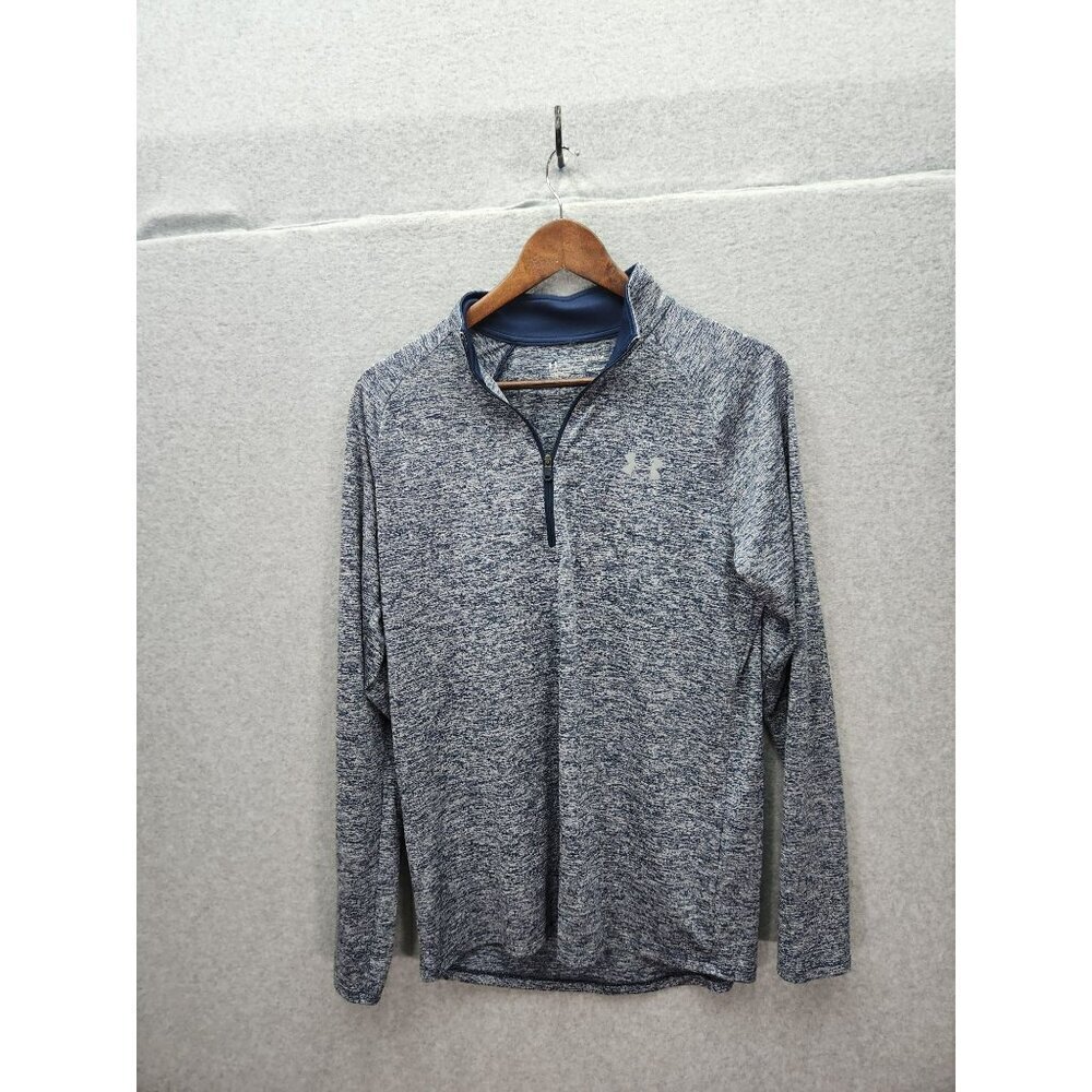Under Armour Mens HeatGear 1/4 Zip Long Sleeve Pullover Small